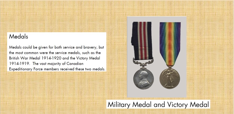 Edoire/Eddie Jolicoeur WW1 Medals.